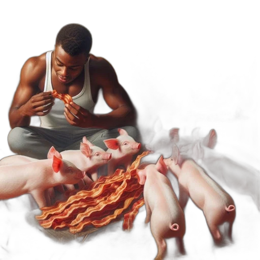 food, concept art, photorealistic, fantasy art, comic book art, fire, young, man transparent PNG cut-out