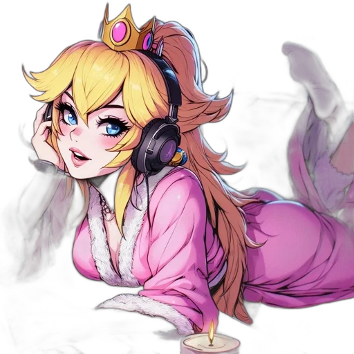crown, staff, dress, anime, concept art, watercolor, fantasy art, pastel transparent PNG cut-out