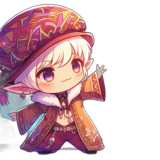 weapon, hat, staff, umbrella, anime, fantasy art, pixel art, concept art transparent PNG cut-out