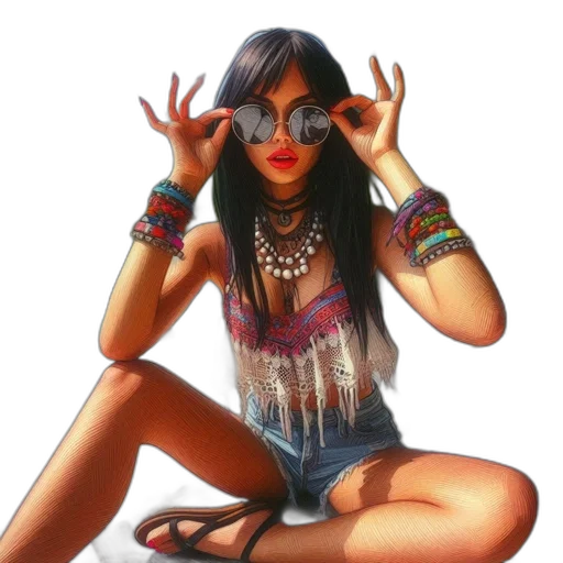 jewelry, mask, photorealistic, fantasy art, concept art, cartoon, neon, colorful transparent PNG cut-out