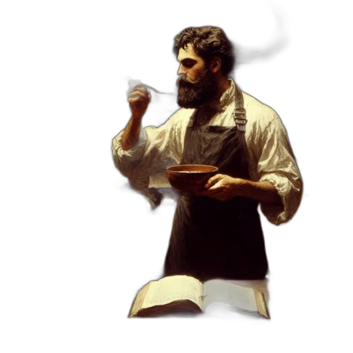 food, staff, jacket, weapon, concept art, pixel art, photorealistic, 3d render transparent PNG cut-out