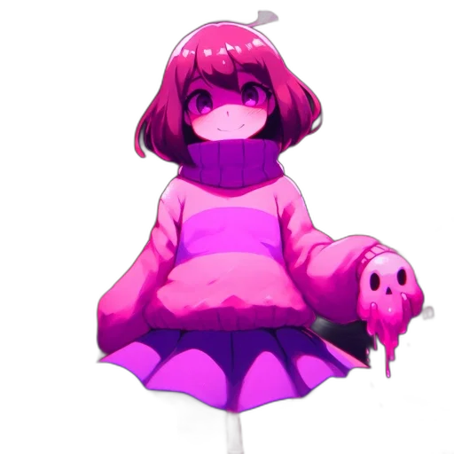 creature, dress, mask, jacket, pixel art, concept art, vaporwave, 3d render transparent PNG cut-out