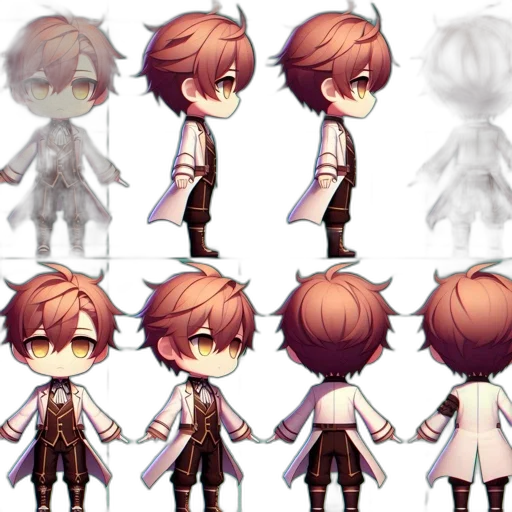 concept art, pixel art, 3d render, anime, dark, monochrome, earth tones, pastel transparent PNG cut-out