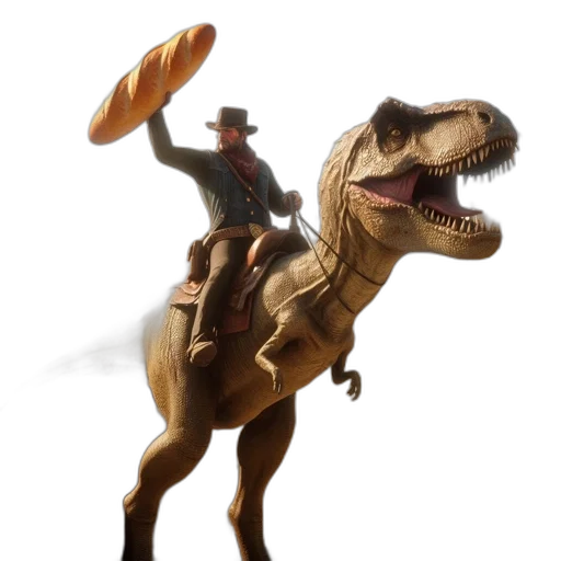animal, dragon, hat, weapon, concept art, fantasy art, photorealistic, 3d render transparent PNG cut-out