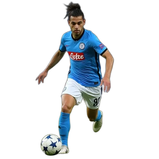 midfielder, dani, micellenkoy, during transparent PNG cut-out