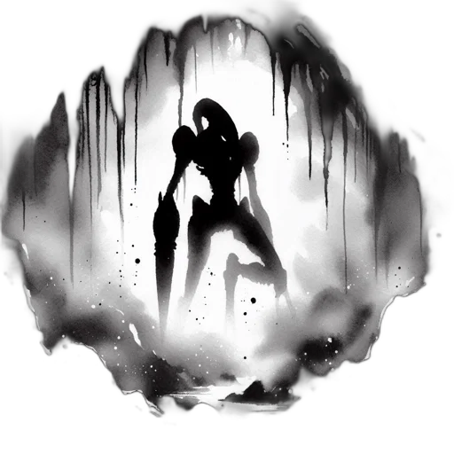 robot, creature, mask, weapon, concept art, comic book art, fantasy art, cyberpunk transparent PNG cut-out