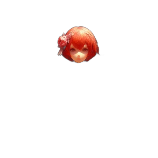 creature, face, hair, mask, pixel art, concept art, 3d render, photorealistic transparent PNG cut-out