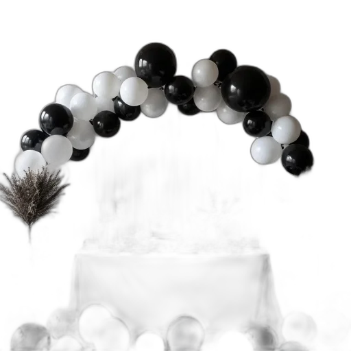jewelry, crown, hat, hair, 3d render, monochrome, dark, black transparent PNG cut-out