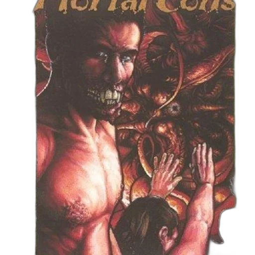 comic book art, fantasy art, graphic, novel, cover, dark, intense, illustration transparent PNG cut-out