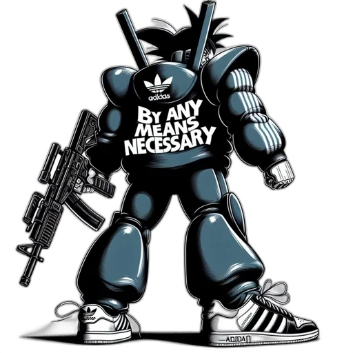 robot, weapon, comic book art, cartoon, concept art, 3d render, individual, wearing transparent PNG cut-out