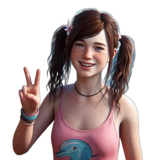 face, concept art, photorealistic, 3d render, fantasy art, pastel, young, woman transparent PNG cut-out