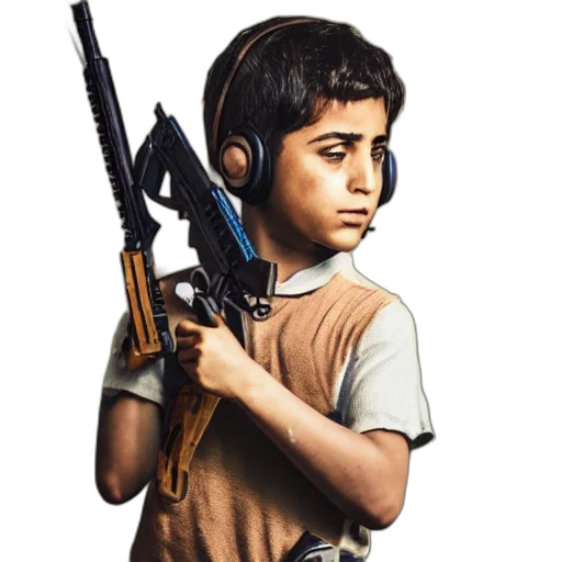weapon, concept art, photorealistic, pixel art transparent PNG cut-out