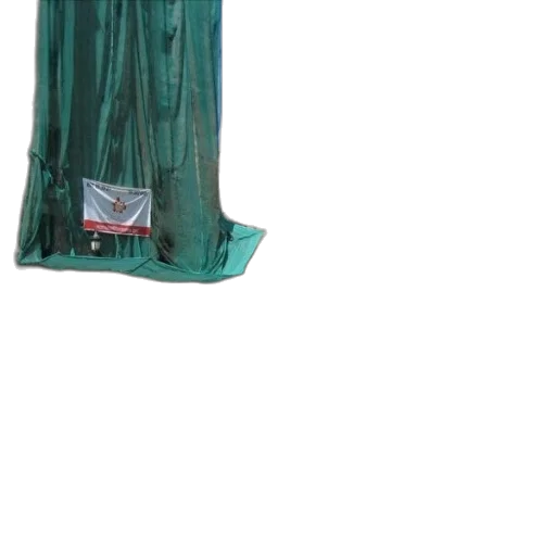 dress, umbrella, staff, furniture, 3d render, photorealistic, green, bustling transparent PNG cut-out