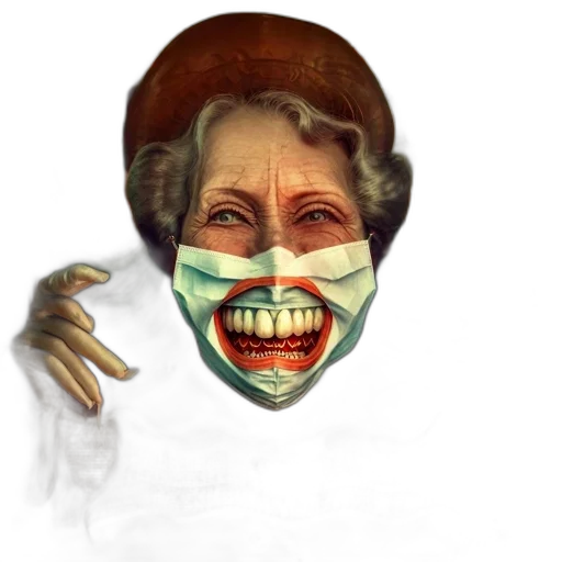 mask, face, creature, staff, concept art, photorealistic, 3d render, pixel art transparent PNG cut-out