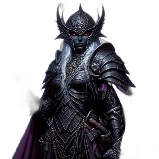 fantasy art, concept art, comic book art, pixel art, dark, figure, armor, glowing transparent PNG cut-out