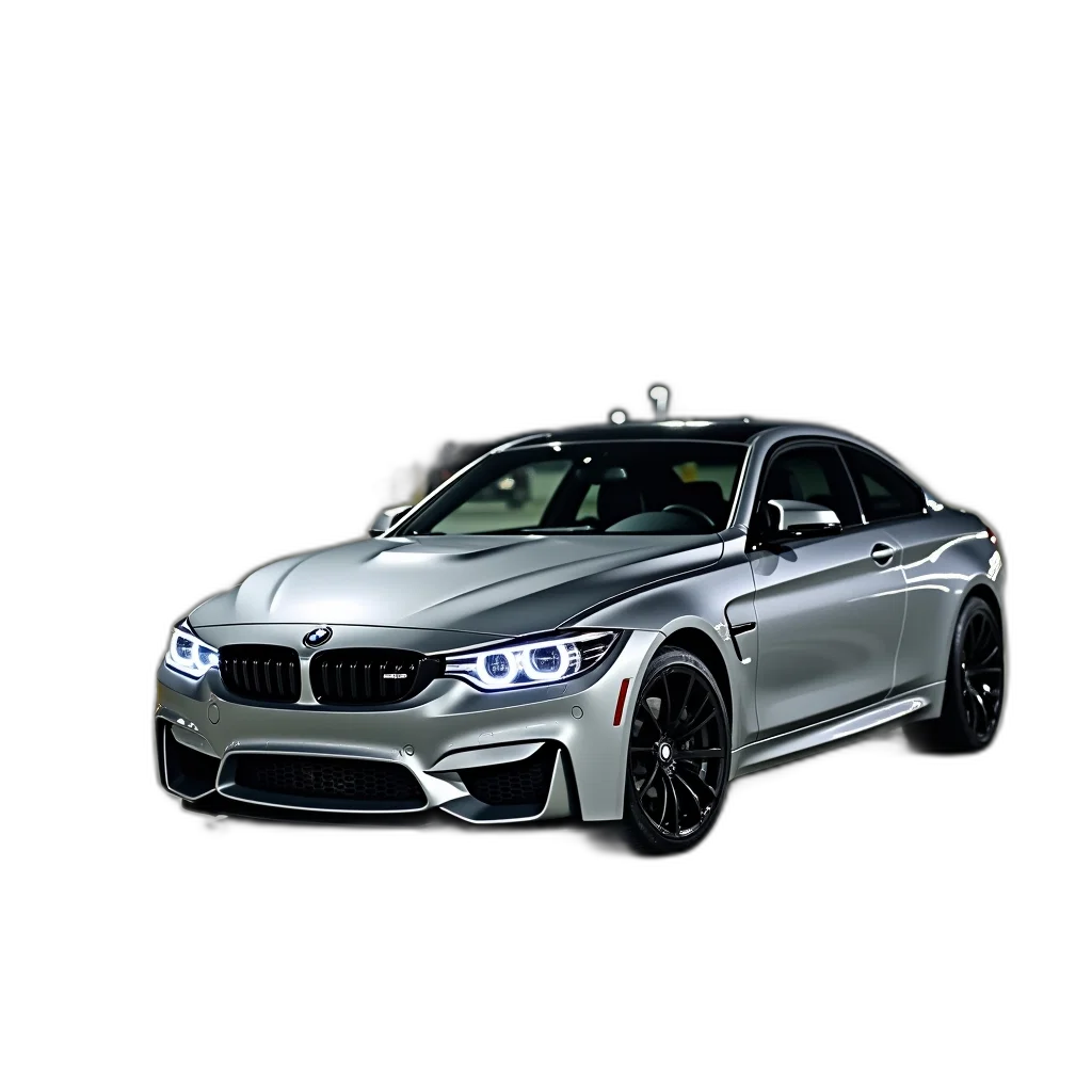 car, weapon, animal, 3d render, photorealistic, concept art, silver, bmw transparent PNG cut-out