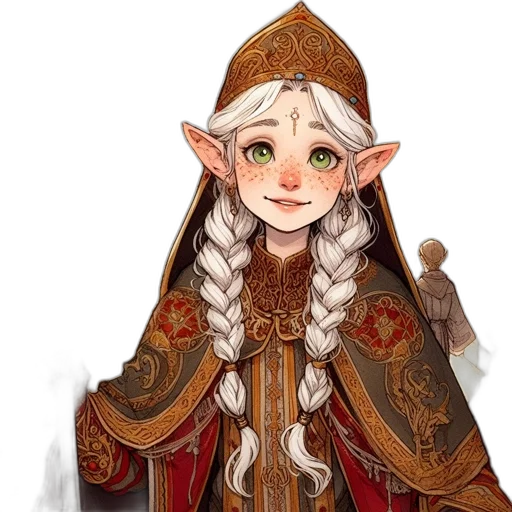 dragon, staff, fantasy art, concept art, pixel art, watercolor, earth tones, woman transparent PNG cut-out