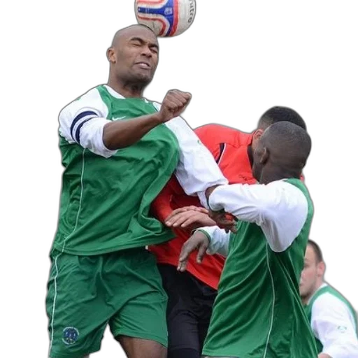 two, soccer, players, green transparent PNG cut-out