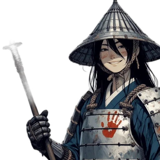 staff, sword, weapon, mask, fantasy art, concept art, anime, photorealistic transparent PNG cut-out