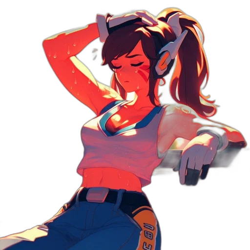 weapon, jacket, robot, dress, concept art, anime, pixel art, comic book art transparent PNG cut-out