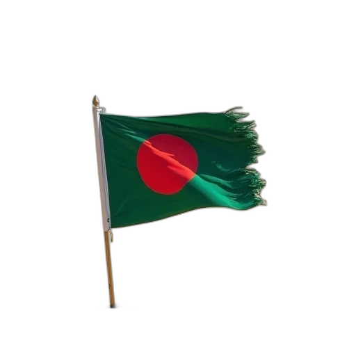 bangladeshi, flag, sand, hills, background transparent PNG cut-out