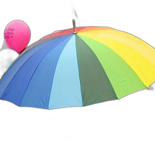 umbrella, hat, staff, weapon, 3d render, photorealistic, concept art, rain transparent PNG cut-out