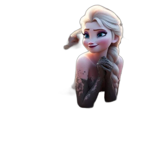 jewelry, face, crown, dress, 3d render, concept art, fantasy art, pixel art transparent PNG cut-out