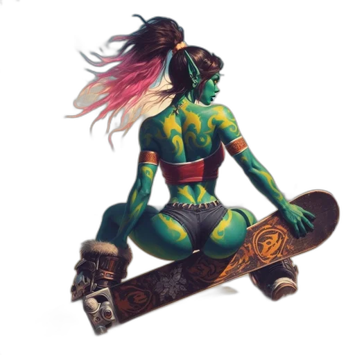 robot, concept art, fantasy art, comic book art, cyberpunk, green, ethereal, being transparent PNG cut-out