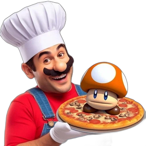 food, face, animal, hat, 3d render, concept art, photorealistic, pixel art transparent PNG cut-out