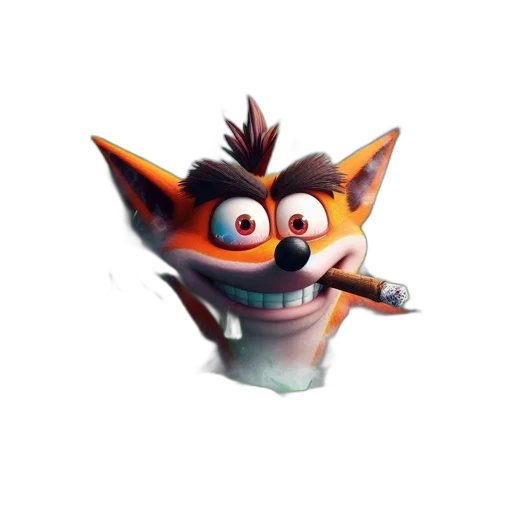 staff, creature, animal, mask, 3d render, concept art, fantasy art, pixel art transparent PNG cut-out