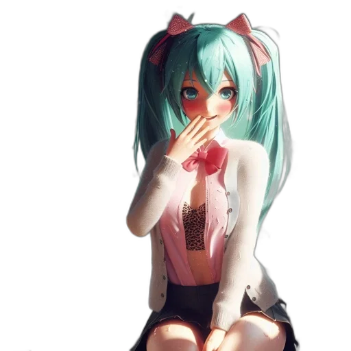 dress, flower, weapon, staff, anime, pixel art, concept art, 3d render transparent PNG cut-out