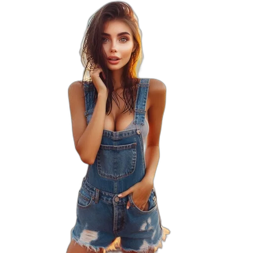 dress, jacket, face, hair, photorealistic, cartoon, concept art, pixel art transparent PNG cut-out