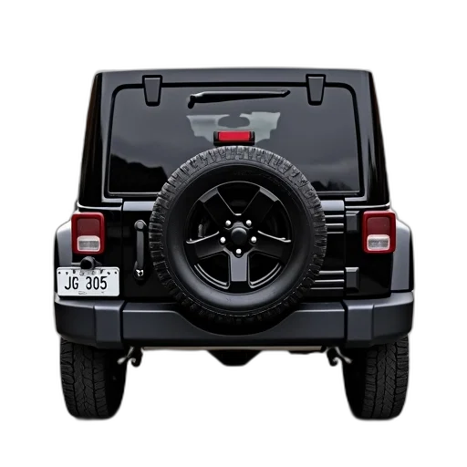 car, black, jeep, parked, lot, other, cars, around transparent PNG cut-out