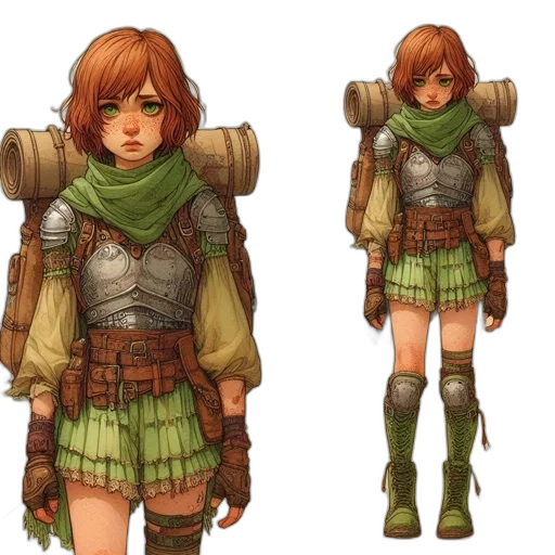 concept art, fantasy art, pixel art, watercolor, earth tones, green, golden, pastel transparent PNG cut-out