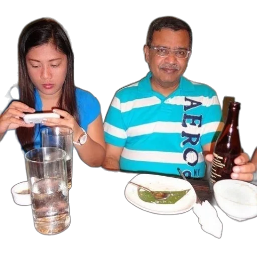 food, bottle, man, blue transparent PNG cut-out