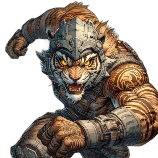 mask, staff, animal, concept art, fantasy art, pixel art, comic book art, earth tones transparent PNG cut-out