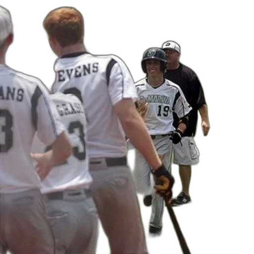staff, baseball, player, wearing, number, running, field transparent PNG cut-out