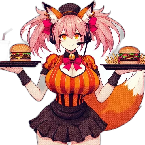 food, staff, animal, creature, anime, pixel art, concept art, fantasy art transparent PNG cut-out