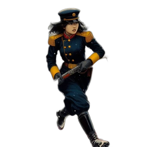 staff, weapon, hat, jacket, concept art, photorealistic, cartoon, fantasy art transparent PNG cut-out
