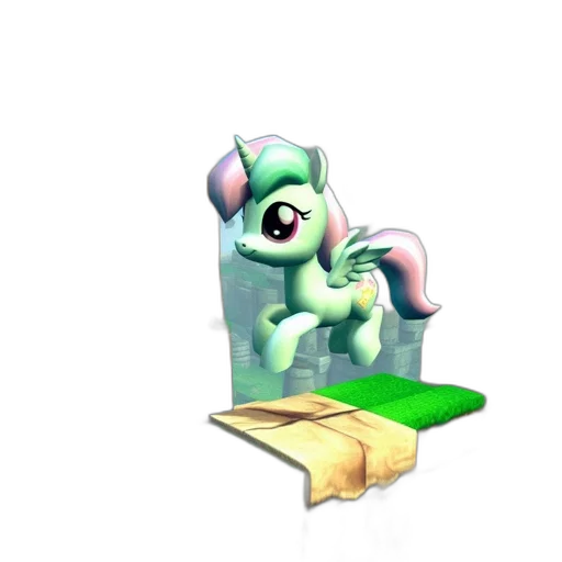 furniture, dragon, animal, creature, 3d render, pixel art, concept art, vaporwave transparent PNG cut-out