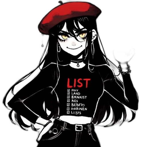 jacket, hat, staff, weapon, cartoon, anime, pixel art, concept art transparent PNG cut-out