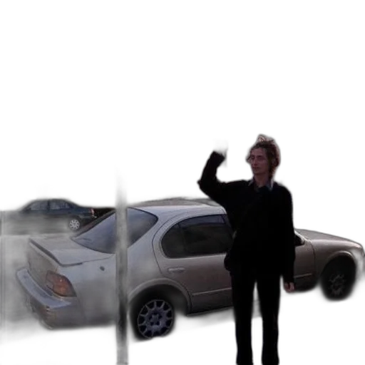 car, weapon, robot, jacket, 3d render, concept art, photorealistic, vaporwave transparent PNG cut-out
