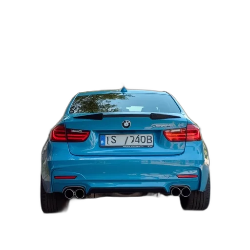 car, 3d render, photorealistic, blue, parked, side, road, clear transparent PNG cut-out