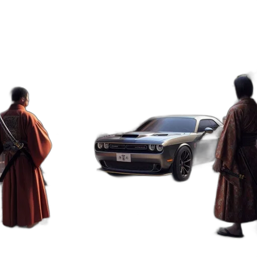 car, robot, weapon, sword, 3d render, concept art, photorealistic, fire transparent PNG cut-out