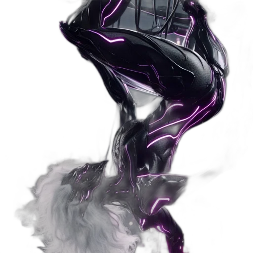 creature, dragon, robot, mask, concept art, cyberpunk, fantasy art, comic book art transparent PNG cut-out