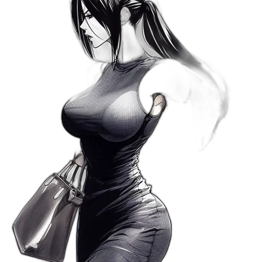 dress, mask, staff, robot, concept art, comic book art, fantasy art, cartoon transparent PNG cut-out