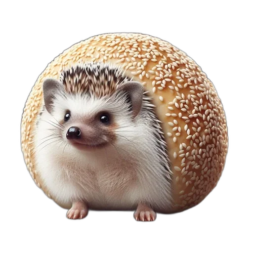 food, animal, creature, hat, 3d render, photorealistic, concept art, pixel art transparent PNG cut-out