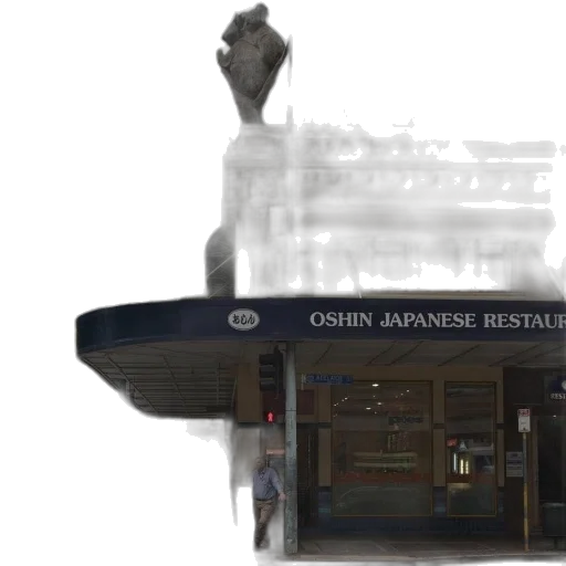 building, furniture, staff, weapon, 3d render, concept art, photorealistic, city street transparent PNG cut-out