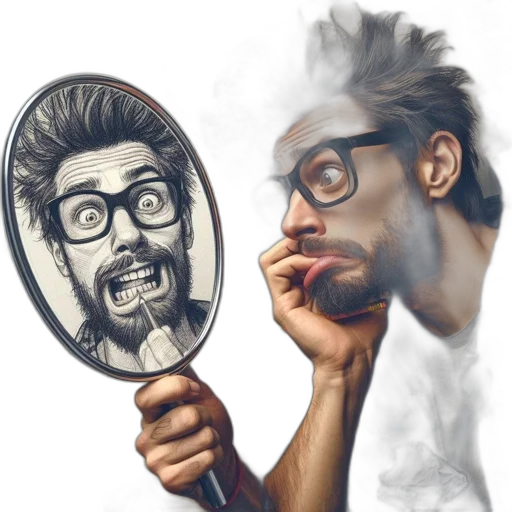face, mask, staff, cartoon, photorealistic, concept art, comic book art, fire transparent PNG cut-out