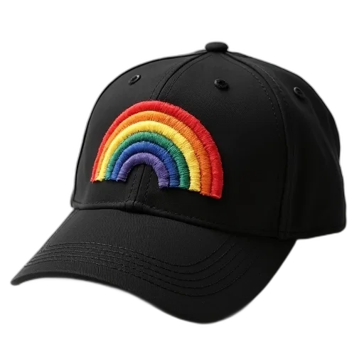 hat, crown, pride, rainbow transparent PNG cut-out